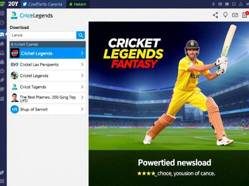 Download Cricket Legends Fantasy App Cricket Legends Fantasy download page
